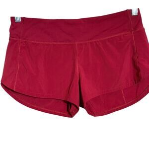 Lululemon Red / Chianti Speed Up Short, Women's Size 6